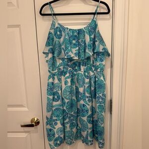 Lilly Pulitzer Blue and White Sundress